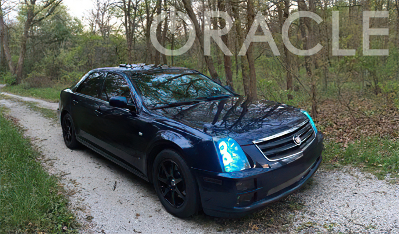 Cadillac STS Headlight Halo Kit - ORACLE Lighting - LED Halo - Blue - `05-`12